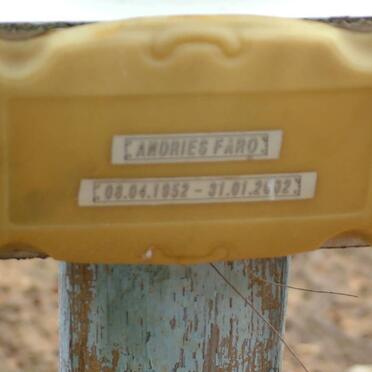 FARO Andries 1952-2002