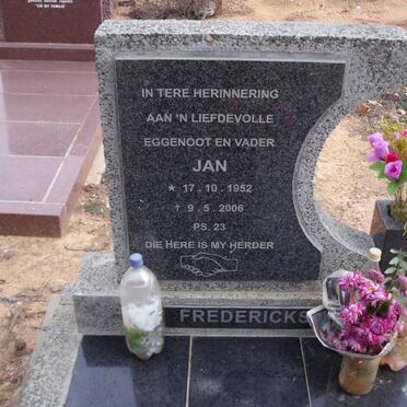 FREDERICKS Jan 1952-2006