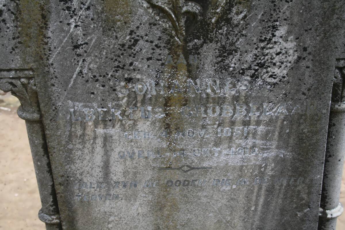 GROBBELAAR Johannes Albertus 1851-1918