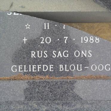 HANEKOM Jeanetta Debora 1964-1988