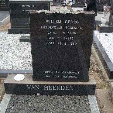 HEERDEN Willem Georg, van 1954-1980
