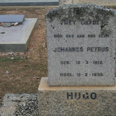 HUGO Johannes Petrus 1912-1935