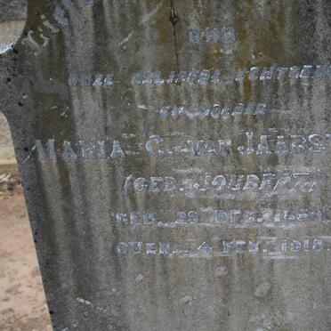 JAARSVELD Maria C., van nee JOUBERT 1859-1918