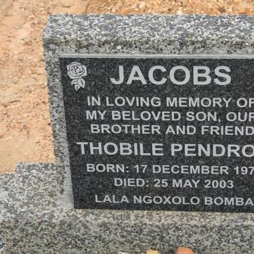JACOBS Thobile Pendros 1971-2003