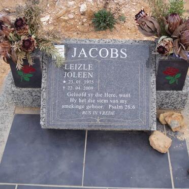 JACOBS Leizle Joleen 1975-2009