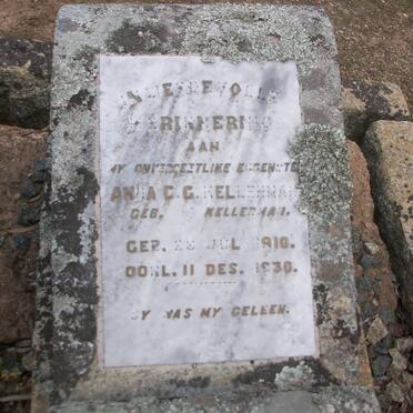 KELLERMAN Anna C.G. nee KELLERMAN 1910-1930