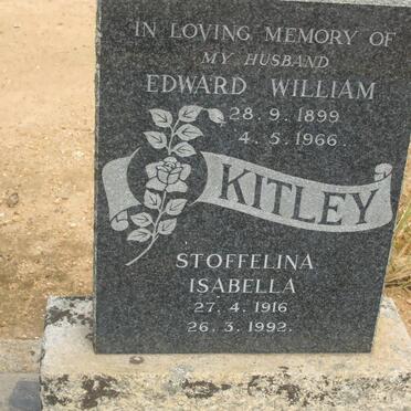 KITLEY Edward William 1899-1966 &amp; Stoffelina Isabella 1916-1992