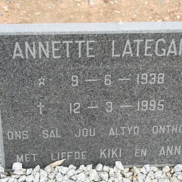 LATEGAN Annette 1938-1995