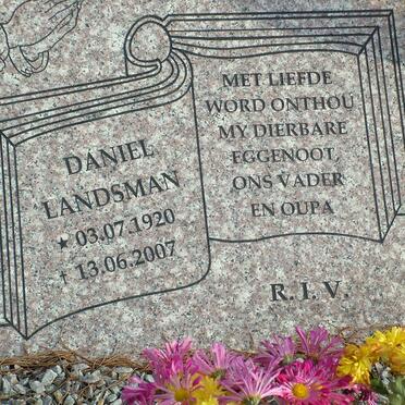 LANDSMAN Daniel 1920-2007