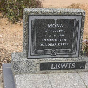 LEWIS Mona 1940-1998