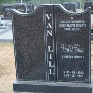 LILL Violet Edna, van nee McMAHON 1953-1999