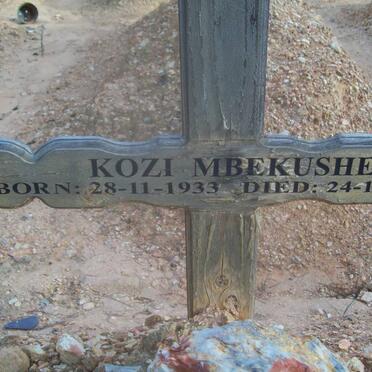 MBEKUSHE Kozi 1933-2006