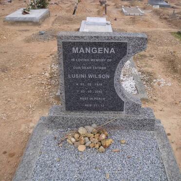 MANGENA Lusini Wilson 1918-2002