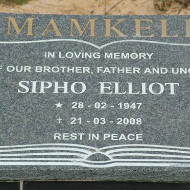 MAMKELI Sipho Elliot 1947-2008