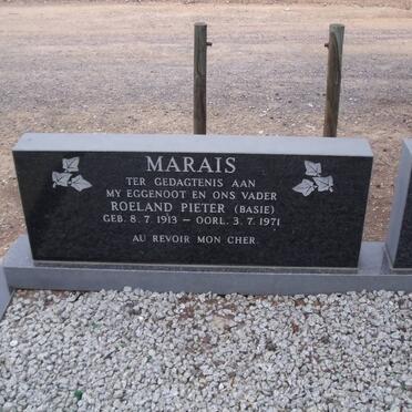 MARAIS Roeland Pieter 1913-1971 &amp; Christina Maria WYKERD 1916-1996