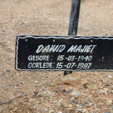 MAJIET Dawid 1940-1997