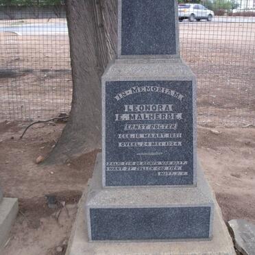 MALHERBE Leonora E. 1851-1924