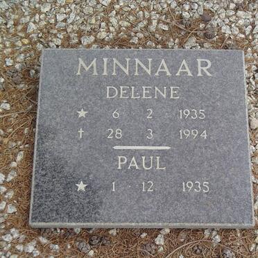 MINNAAR Paul 1935- &amp; Delene 1935-1994
