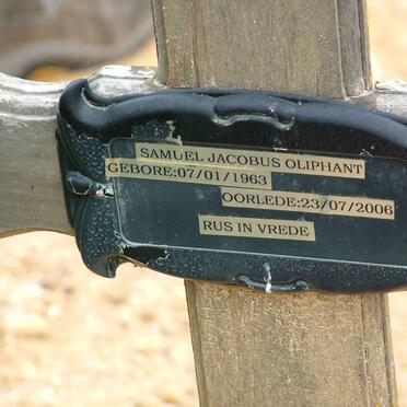 OLIPHANT Samuel Jacobus 1963-2006
