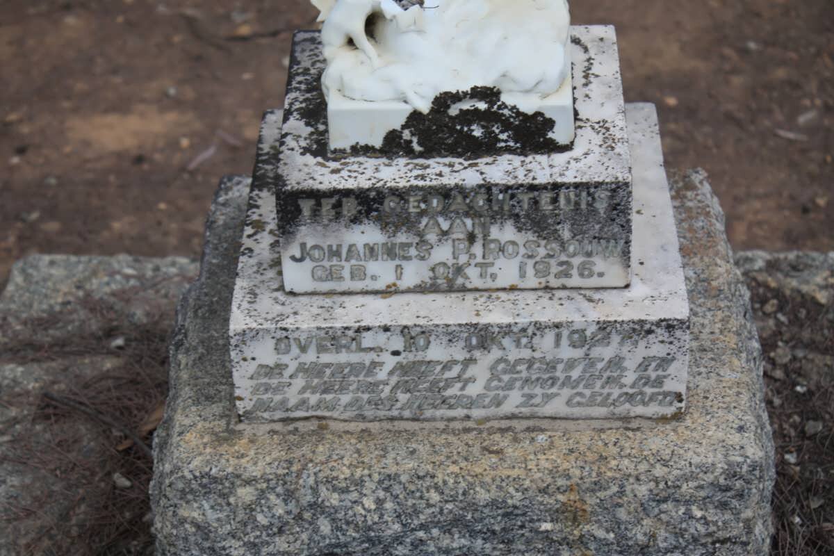 ROSSOUW Johannes P. 1926-1927