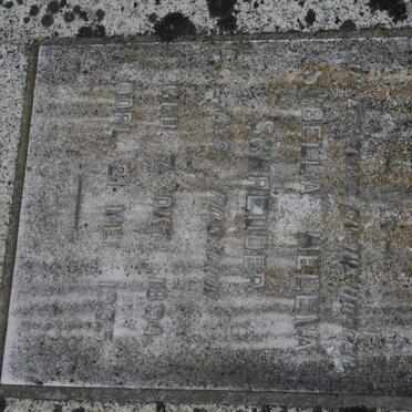 SCHREUDER Sibella Helena nee ROSSOUW 1894-1935