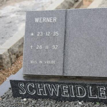 SCHWEIDLER Werner 1935-1992