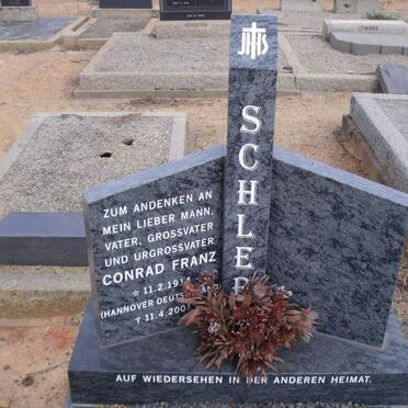 SCHLER Conrad Franz 1914-2001