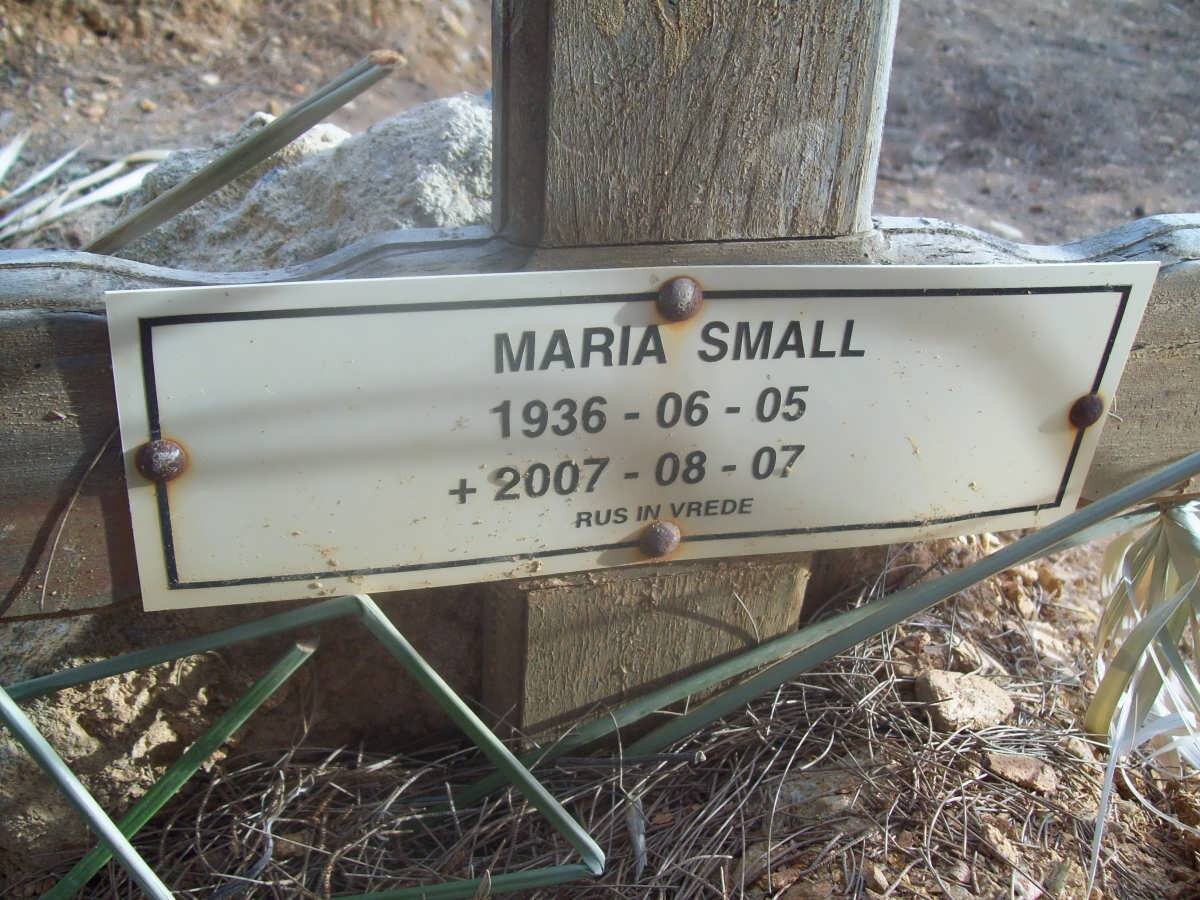 SMALL Maria 1936-2007