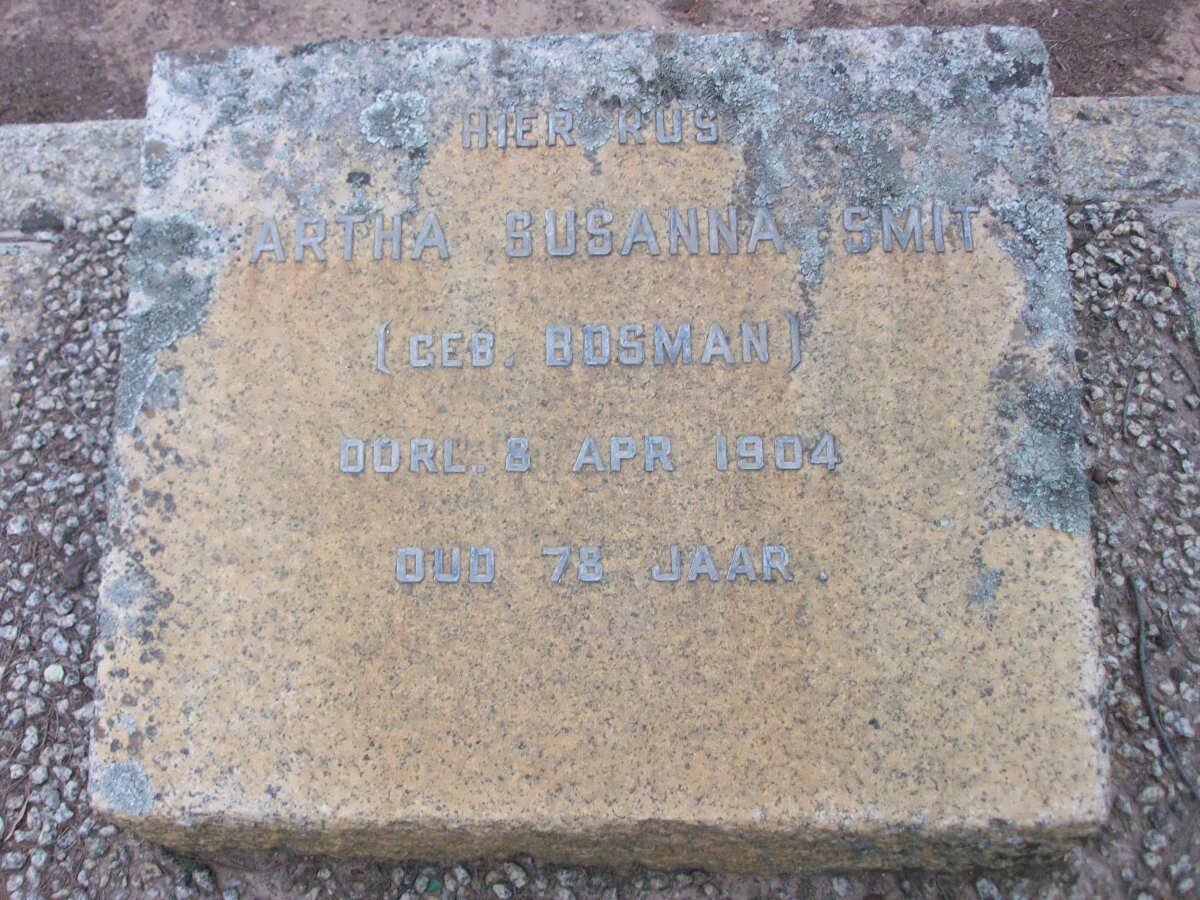 SMIT Martha Susanna nee BOSMAN -1904