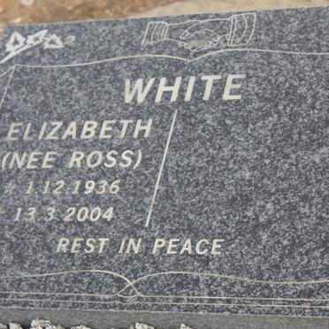WHITE Elizabeth nee ROSS 1936-2004