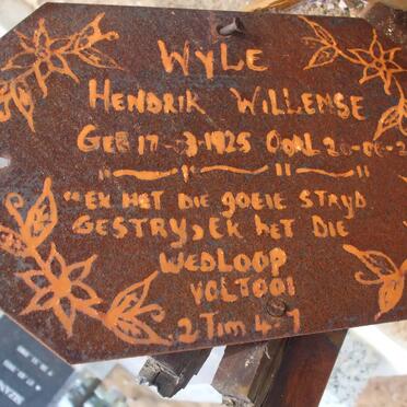 WILLEMSE Hendrik 1925-2004