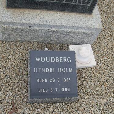 WOUDBERG Daniel B. -1951 &amp; Magdalena HOLM -1936 :: WOUDBERG Hendri Holm 1905-1996
