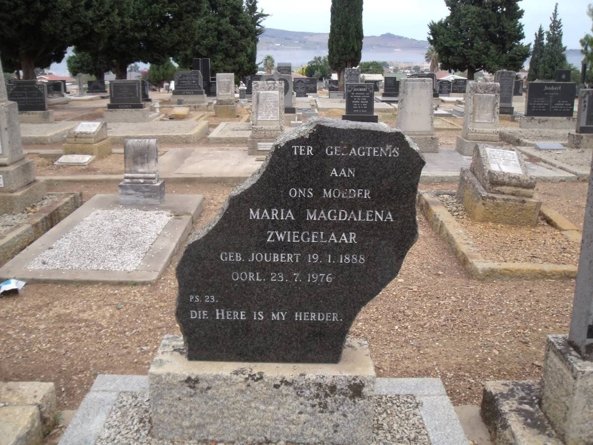 ZWIEGELAAR Maria Magdalena nee JOUBERT 1888-1976