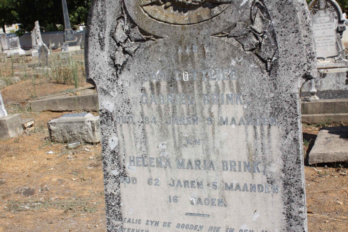 BRINK Jan Gottlieb Gabriel Brink &amp; Helena Maria