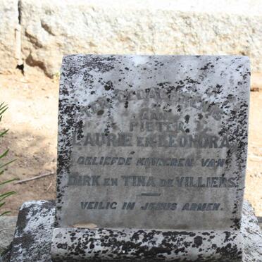 VILLIERS Pieter, de :: DE VILLIERS Laurie :: DE VILLIERS Leonora