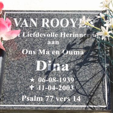 ROOYEN Dina, van 1939-2003