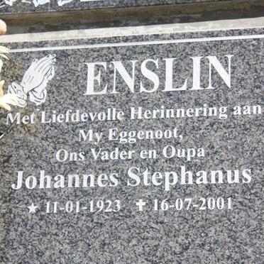 ENSLIN Johannes Stephanus 1923-2001