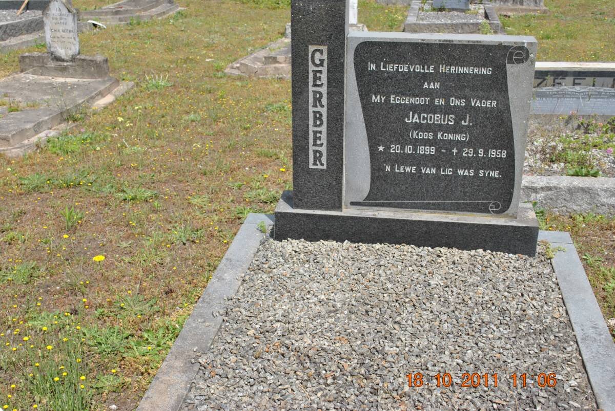 GERBER Jacobus J. 1899-1958