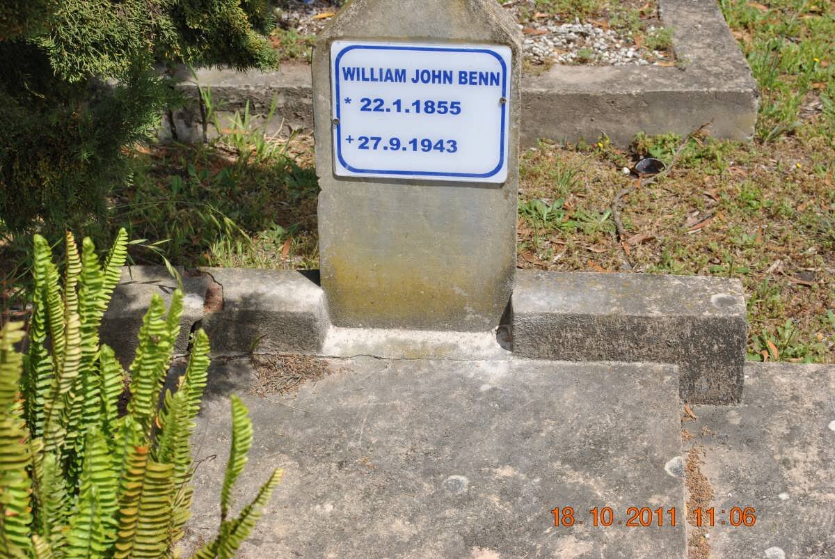BENN William John 1855-1943