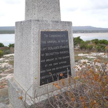 Western Cape, WITSAND, Remembrance walls and Benjamin Moodie Memorial