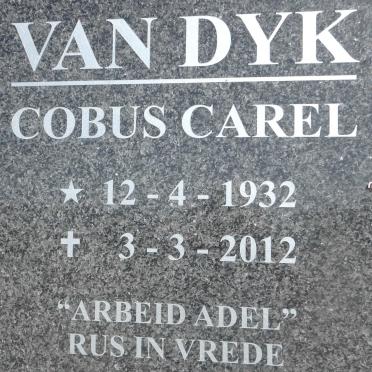DYK Cobus Carel, van 1932-2012