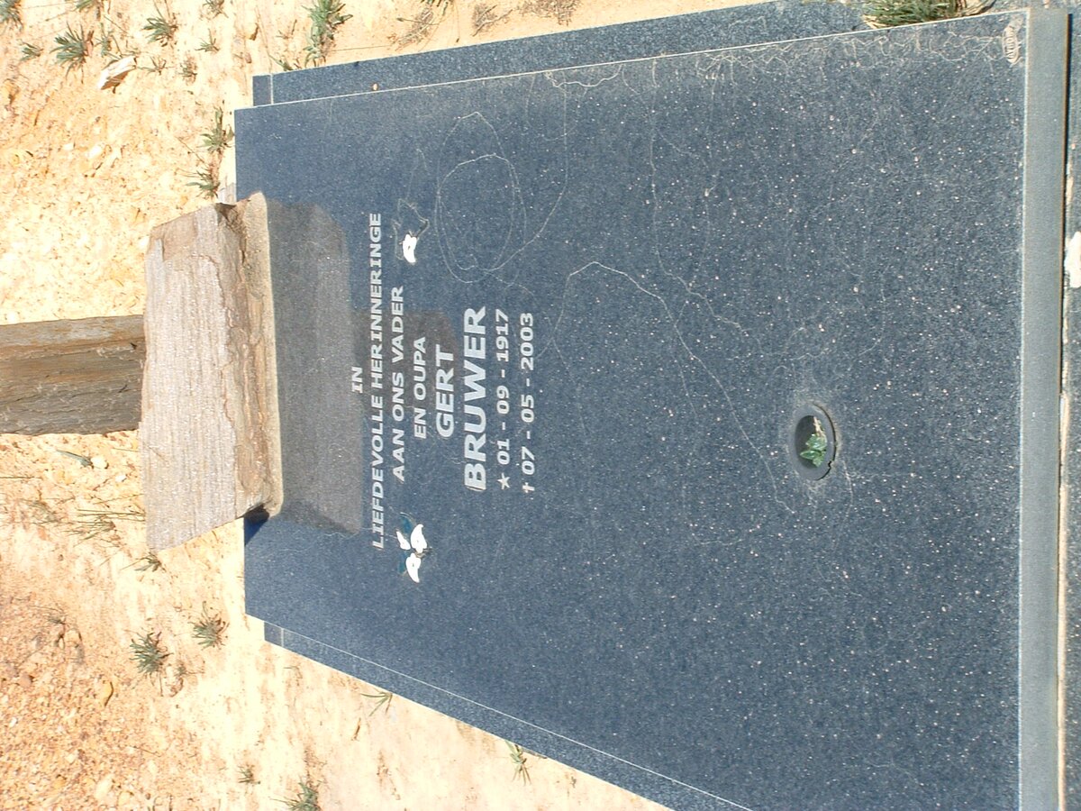 BRUWER Gert 1917-2003