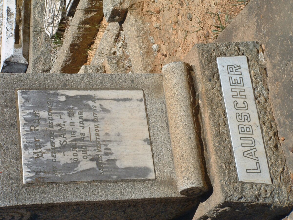 LAUBSCHER Sam  -1928