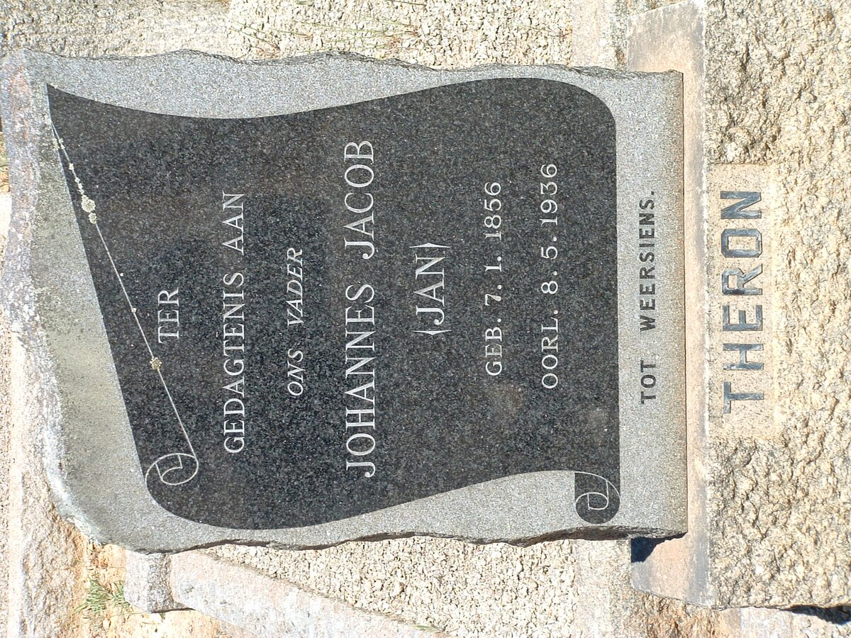 THERON Johannes Jacob 1856-1936