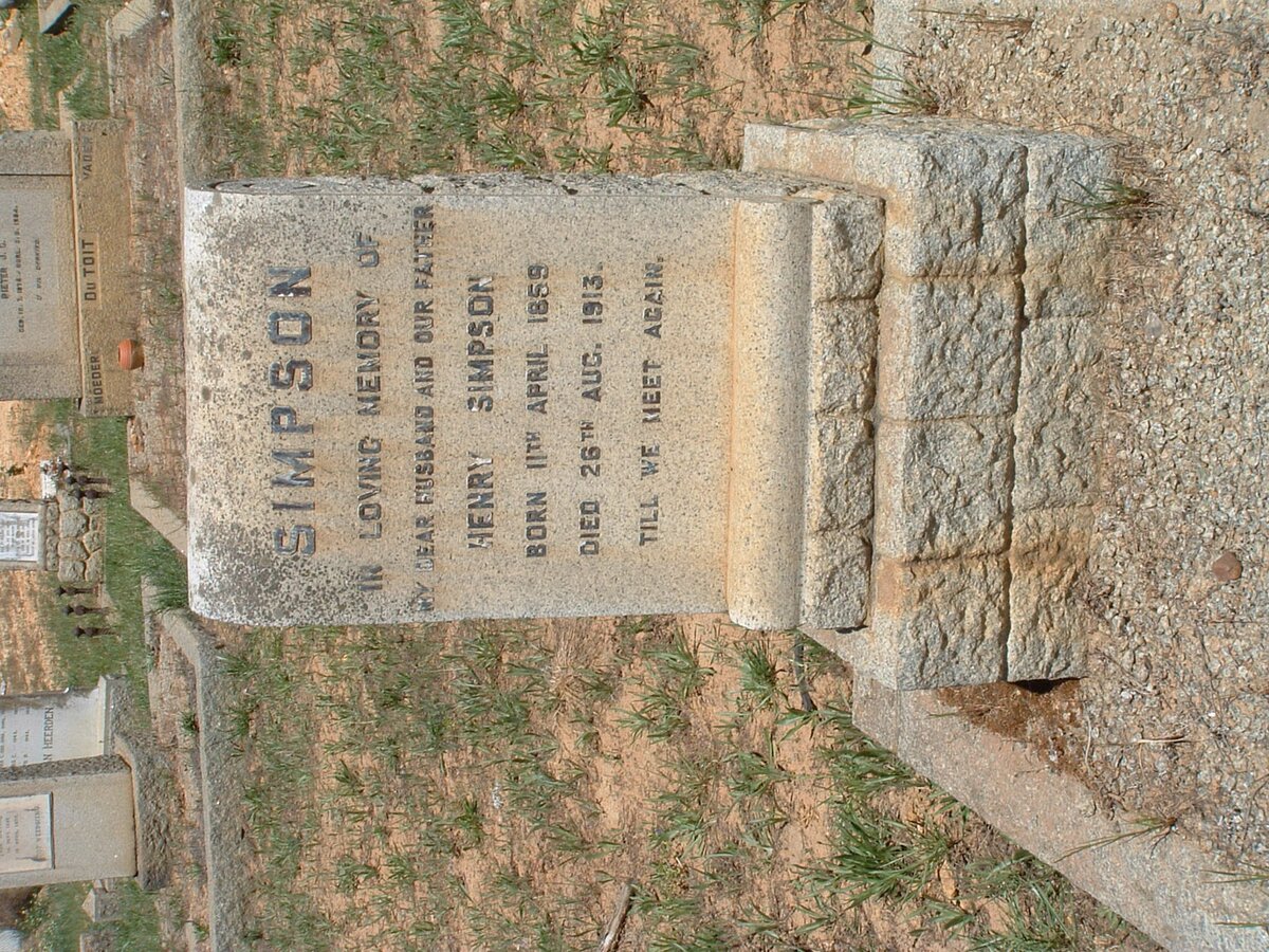 SIMPSON Henry 1859-1913