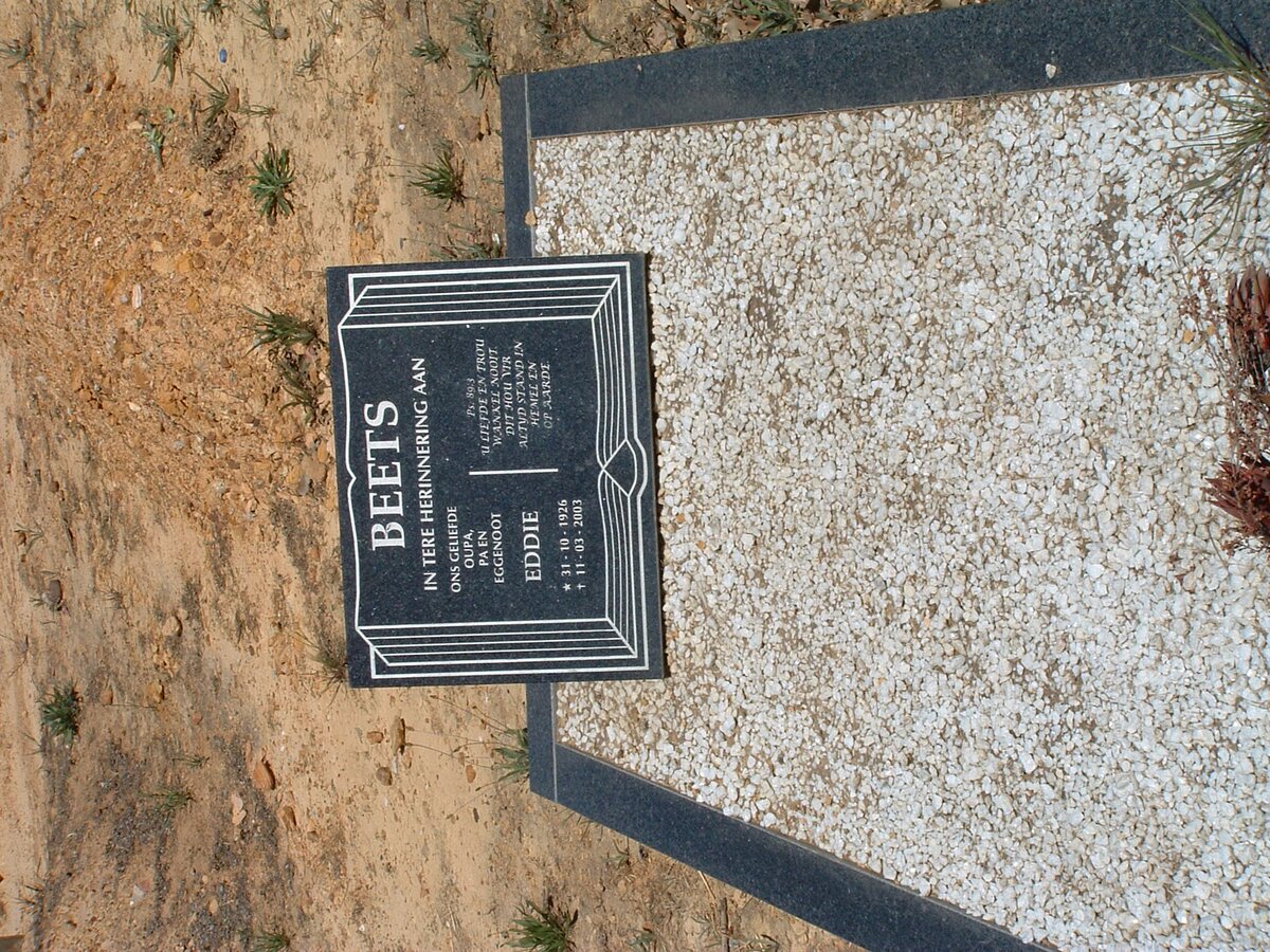 BEETS Eddie 1926-2003