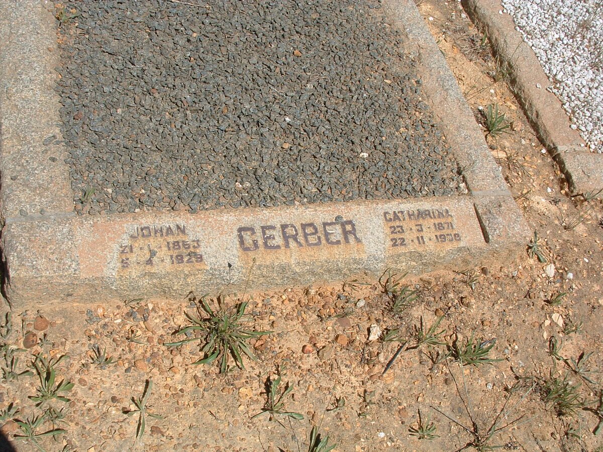 GERBER Johan 1863-1929 &amp; Catharina 1871-1936