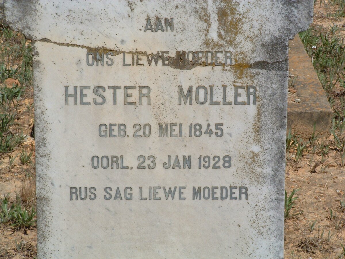 MOLLER Hester 1845-1928