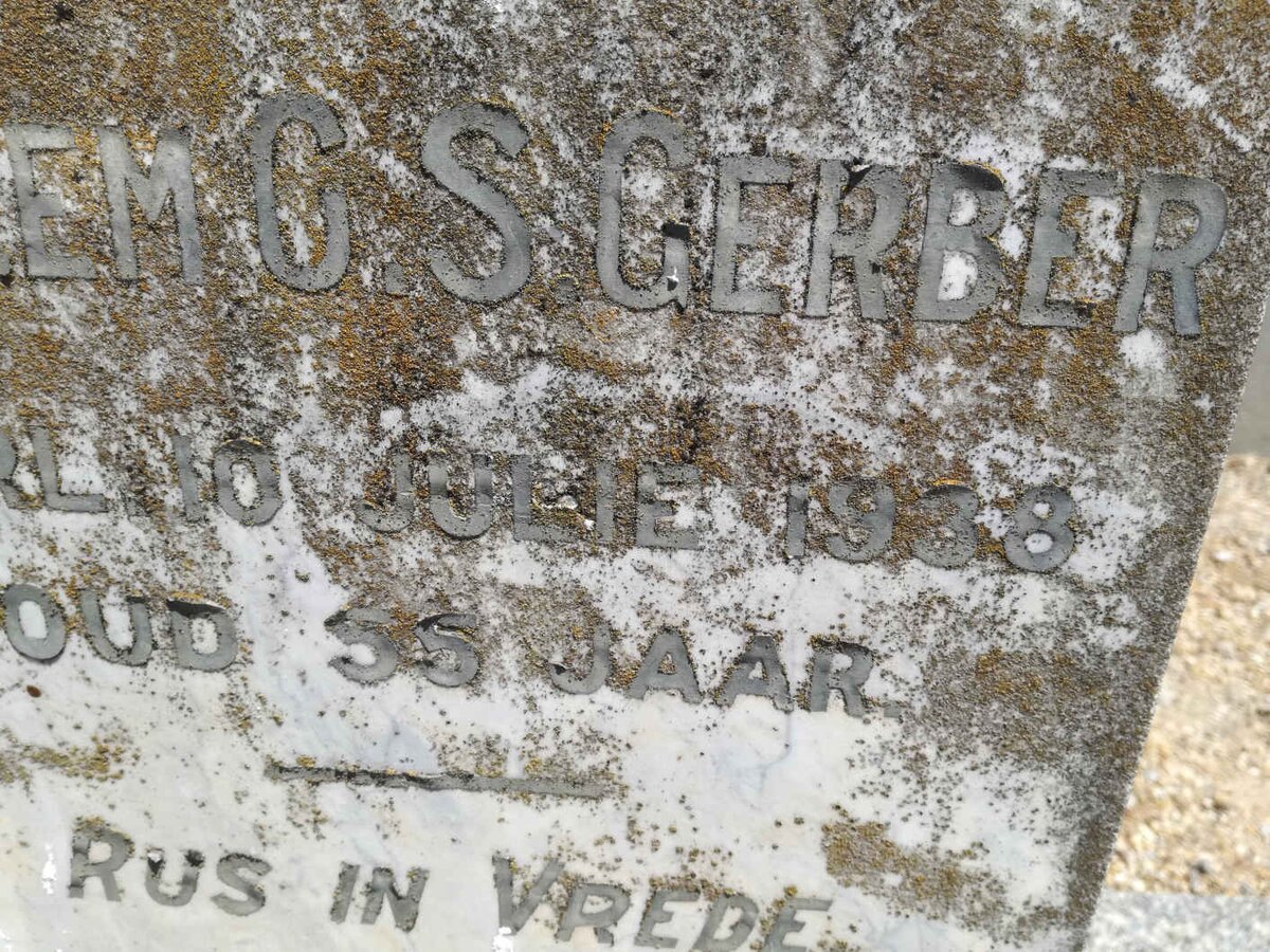 GERBER Willem C.S. -1938