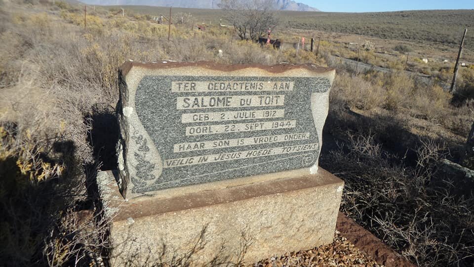 TOIT Salome, du 1912-1944